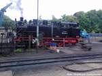 R�BB 99 4011 im BW Putbus am 10.7.13 
