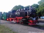 R�BB 99 1784 abgekuppelt im Bahnhof Putbus am 2.7.13 