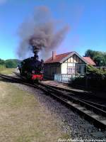 R�BB Mh 52(99 4632) unterwegs zum Zug um sich als 2 Lok sich ranzuh�ngen f�r die Tour nach Lauterbach Mole und zur�ck am 24.7.13