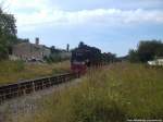 R�BB 99 1784 als Schlusslicht unterwegs nach Putbus in Lauterbach am 5.8.13 