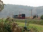 99 1608-1 kurz vor Serams an der G�llegrube am 12.Okt.2013