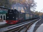 99 1782 brachte den P105 von Putbus,am 26.Oktober 2013,nach G�hren.