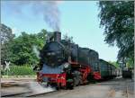 Die 99 783 des  Rasenden Rolands  in G�hren kurz vor der Abfahrt.