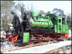 Lok 52 Mh(99 4632) des Rasenden Rolands zur Ostersonderfahrt in G�hren am 06.04.2012  