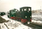 K�f6003 beim Rangieren im winterlichen Putbus.