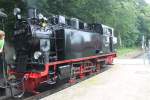 99 4011-5 im Bahnhof Sellin West im Sommer 2013