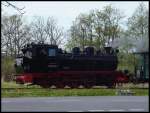99 4802-7 der R�BB in Baabe am 07.05.2014