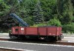 Der Ow 97-40-32 steht in diesem Jahr für die Bekohlung der Lok die den Göhrener Umlauf ziehen.Hier stand er am 29.07.2014 im Gleis 3 in Göhren.