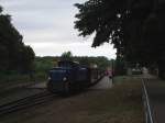 251 901-5 stand am 02.08.2014 mit P 103 in Binz am Bahnsteig