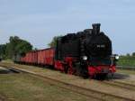 99 783 stand am 02.08.2014 nach ihrer Optischen herichtung im Putbusser Museum