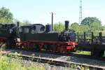 99 594 stand am 11.07.2014 im Millionengleis von Putbus.