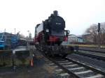 Neben den Kohlebansen in Putbus hat man 99 1783 abgestellt,wo ich sie,am 26.Januar 2015,fotografierte.