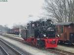 99 4652 der R�BB in Putbus am 15.03.2015