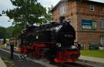 99 1781-6 beim Umsetzen in Göhren am 08.08.2015