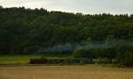 99 1784-0 donnert die Steigung nach Seelvitz am 08.08.2015 mit P 232 hinauf