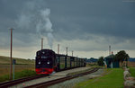 99 1784-0 mit P 113 beim Halt in Seelvitz am 17.07.2016