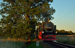99 1781-6 mit P 112 zwischen Beuchow und Putbus am 20.07.2016
