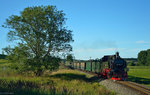 99 1781-6 mit dem P 110 kurz vor der Birkenkurve vor Seelvitz am 21.07.2016