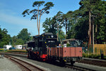 99 1782-4 beim rangieren mit dem Göhrener Kohlewagen am 22.07.2016