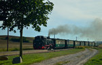 99 1784-0 mit P 111 bei der Durchfahrt durch Seelvitz am 22.07.2016