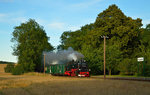 99 1781-6 bei der Durchfahrt mit P 232 durch Posewald am 22.07.2016.