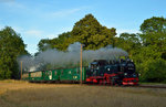99 1781-6 bei der Durchfahrt mit P 232 durch Posewald am 22.07.2016
