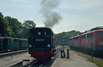 99 4011-5 rangiert am 23.07.2016 in Putbus