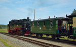 99 1781-6 bei der Ausfahrt aus Seelvitz mit P 109 am 23.07.2016.