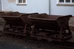 Abgestellte Loren in Dippoldiswalde. 19.10.2014 17:41 Uhr.