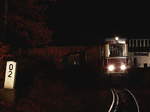  137 322 der Zittauer Schmalspurbahn wird am 26. November 2016 steht bei einer  Sonderfahrt im Bahnhof Bertsdorf.