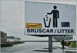 Sogar in Galway sieht man Stuttgart 21 Kleber...