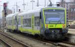 Zwei VT650 der Agilis stehen im Bahnhof Bamberg und werden in K�rze Richtung Abstellanlage fahren.