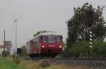 172 141-4 und 172 140-6 am Multicar Werk kurz vor Waltershausen am 21.09.2014