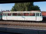 Der ehemalige auf Erdgas umger�stete 972 201,am 02.August 2015,abgestellt in Zinnowitz.