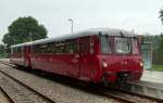 Zwei BR772 Schienenbusse stehen in Rottenbach zur Abfahrt nach Katzh�tte bereit.