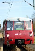 772 345 des Erfurter Bahnservice in Gotha am 31.10.2015