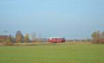 772 345 des Erfurter Bahnservice zwischen Gotha und Emleben am 31.10.2015