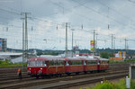 Diese Uerdinger-Einheit der Vulkan-Eifel-Bahn kam zum Sommerfest nach Koblenz am 18.06.2016