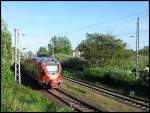 5-teiliger Stadler Flirt (BR 429) in Bergen.