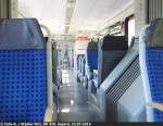 Innenausstattung eines 5-teiliger Stadler Flirts in Gelbensande am 23.07.2014 
