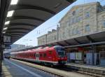 440-318 steht in Bamberg am Gleis 1 als RB nach Würzburg.