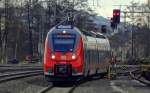 Einfahrt der Regionalbahn aus Bamberg in Kronach.