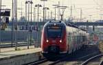 Einfahrt eines RE nach Jena/Sonneberg in den Bahnhof von Bamberg.