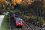 Ein RE nach Jena Saalbahnhof kurz vor Erreichen des Bahnhof Probstzella.