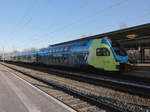 ET 605 (NVR-Nummer 95 80 0445 705-7 D-WFB) der Westfalenbahn steht am 21.