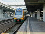 Berlin Südkreuz 02. Dezember 2017, Ausfahrt ET 445 104 der ODEG. 