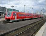 Der VT 611 523-2 und weiter verlassen Stuttgart Hbf. 
2. M�rz 2007 