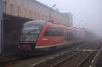 Ein 642 als U8 in Rumburk, kurz vor der Abfahrt nach Decin.