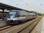 VT 731 steht im Bahnhof Oranienburg zur Weiterfahrt nach Berlin Ostkreuz am 20. Juli 2017.