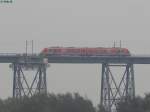 Lint auf der Hochbr�cke in Rendsburg am 21.10.2014 